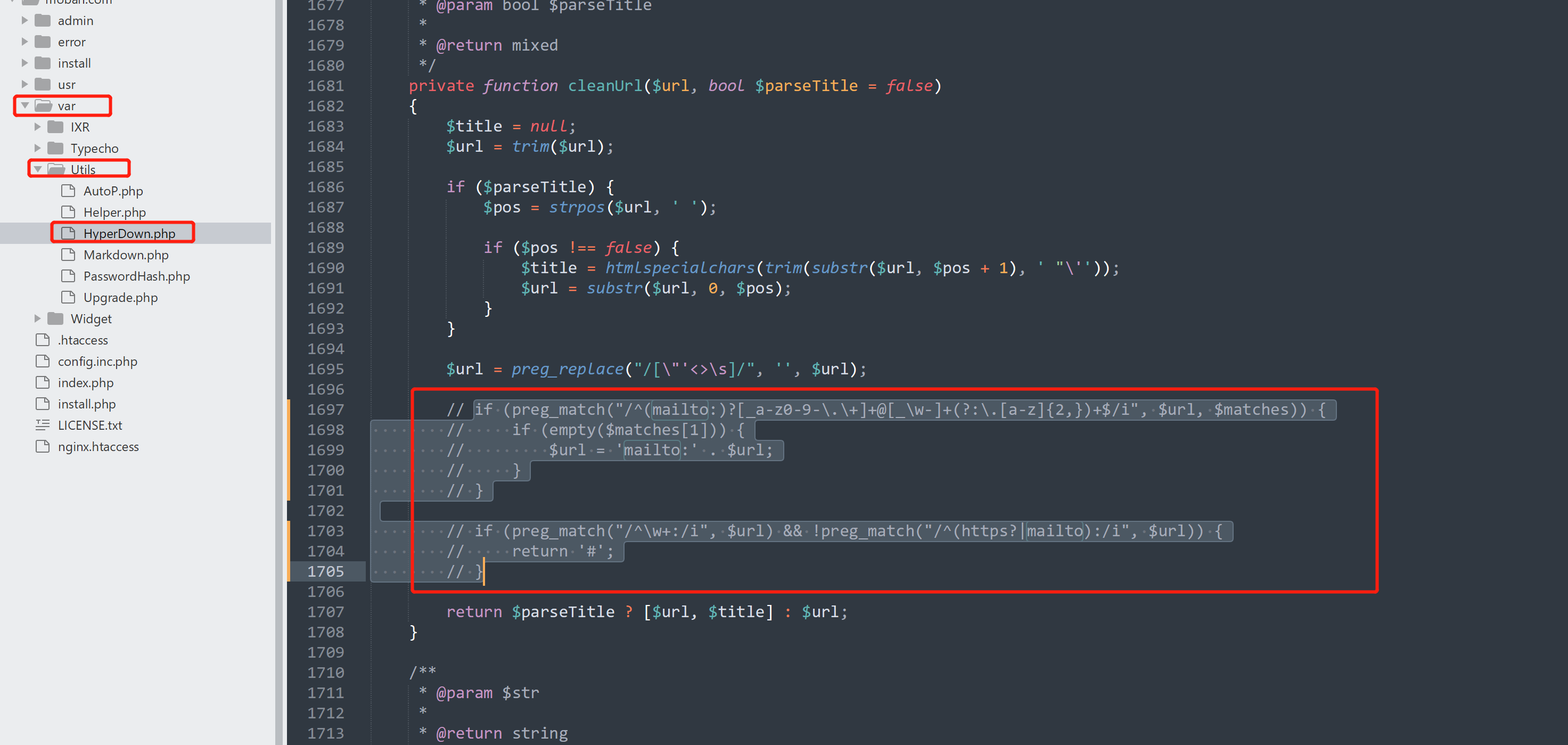 解决Typecho1.2无法解析磁力、迅雷等链接